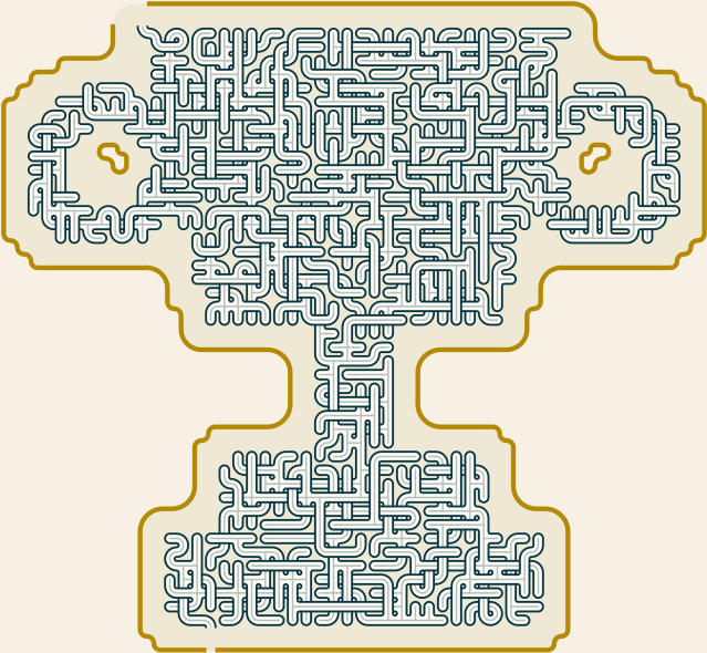 Trophy — 54×48 square 미로