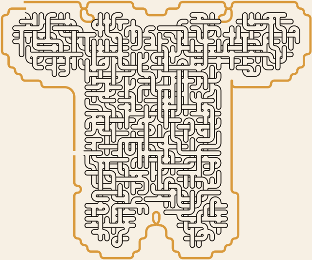 Baby Onesie — 48×41 square 미로