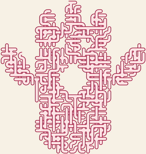 Hamsa — square-Labyrinth 38×40