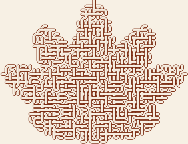 Lotus — square-Labyrinth 51×40