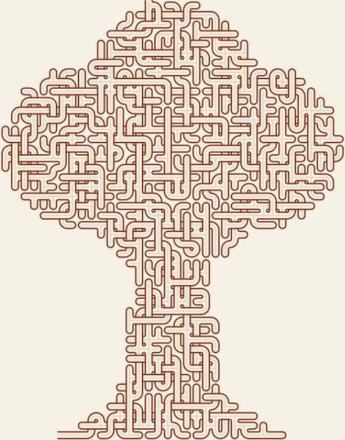 Tree of Life — square-Labyrinth 40×50
