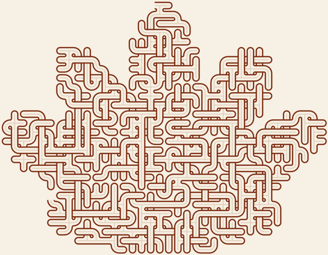Lotus — square-Labyrinth 40×32