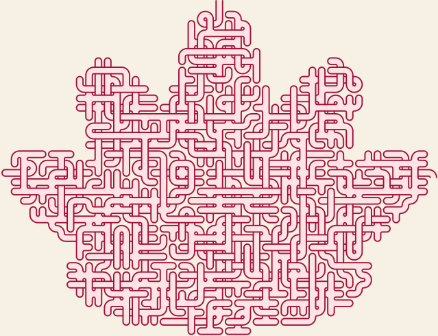 Lotus — square-Labyrinth 51×40