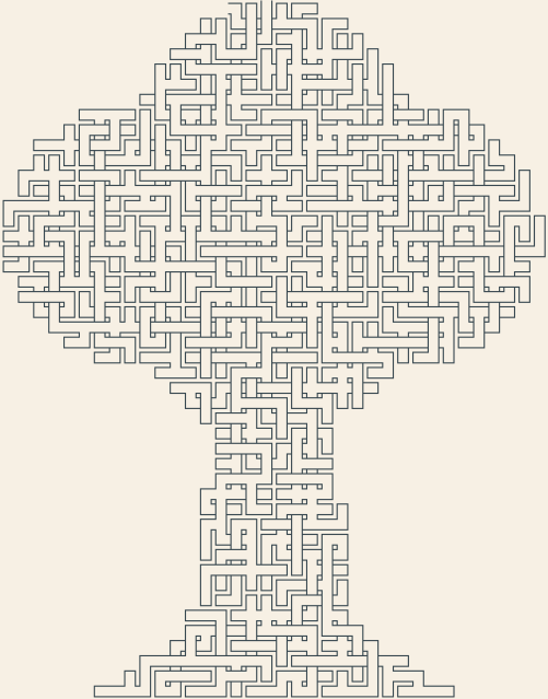 Tree of Life — square-Labyrinth 40×50