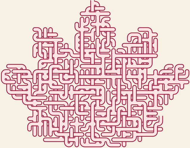 Lotus — square-Labyrinth 40×32