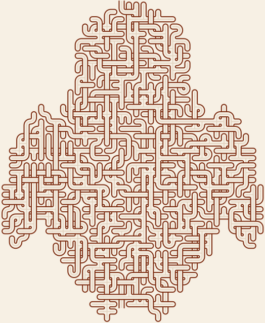 Penguin — square-Labyrinth 40×48