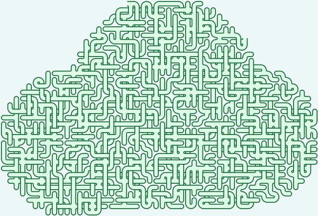 Cloud — 56×40 square 미로