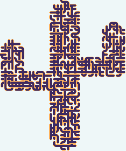 Saguaro Cactus — 40×47 square 미로