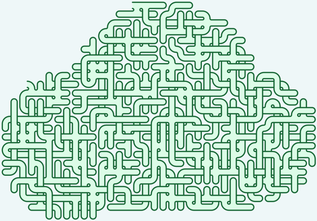 Cloud — 40×29 square 미로