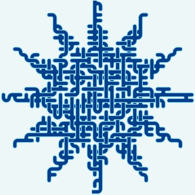 Sun — 40×40 square 미로