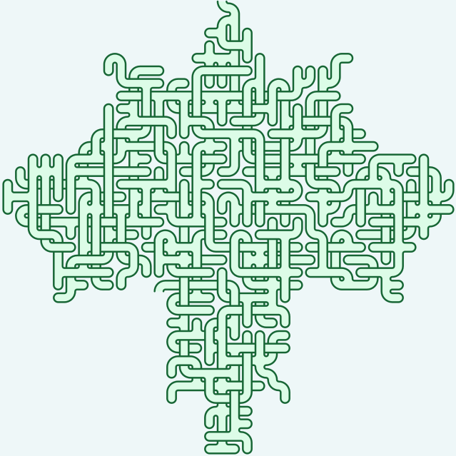 Maple Leaf — 40×40 square 미로