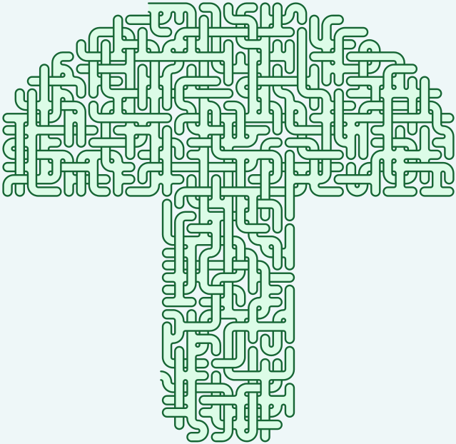 Toadstool — 41×40 square 미로
