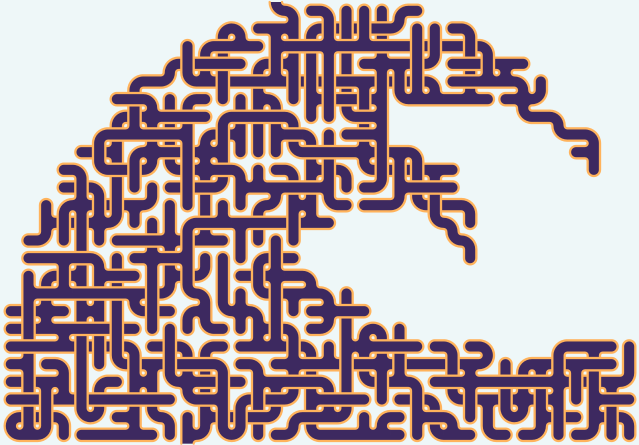 Breaking Wave — 40×29 square 미로