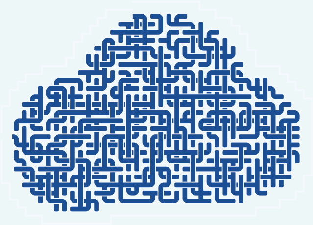 Cloud — 40×29 square 미로