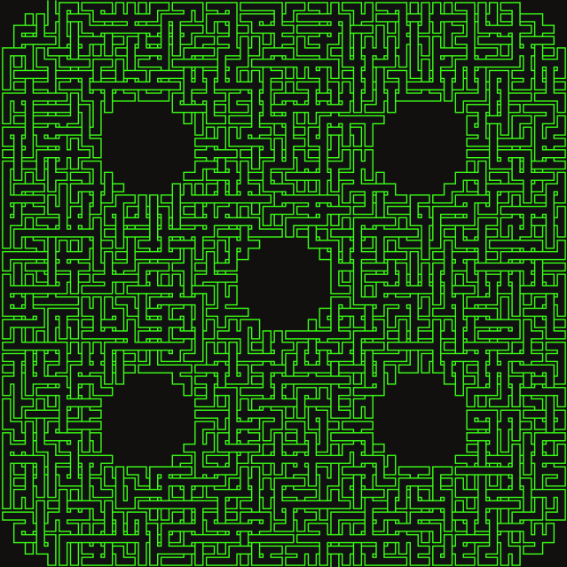 Lucky Die — 56×56 square 미로