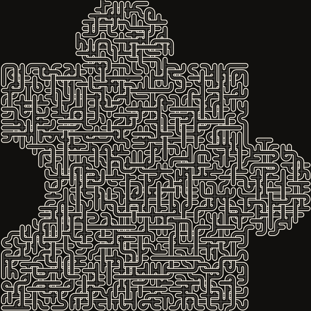 Puzzle Piece — 56×56 square 미로