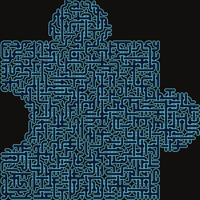 Puzzle Piece — 56×56 square 미로