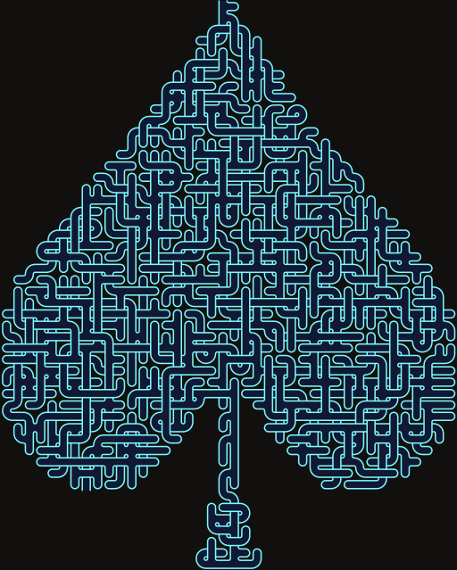 Spade — 46×56 square 미로