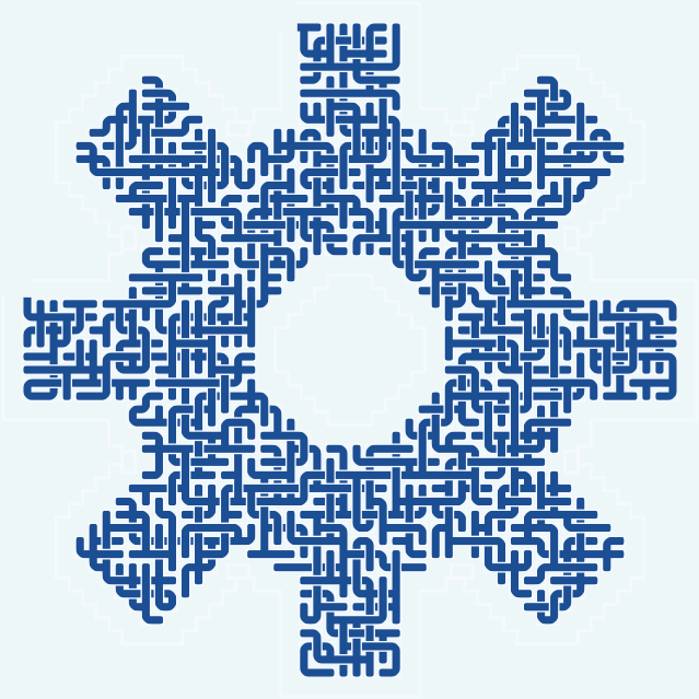 Gear — 56×56 square 미로