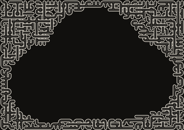 Cloud (Inverted) — square-Labyrinth 48×34