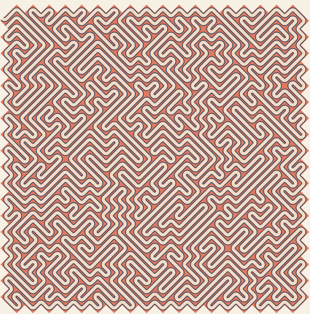 Labyrinth diamond — diamond-Labyrinth 36×36