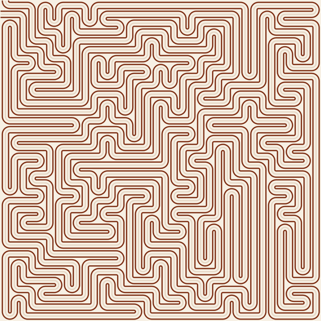 Labyrinth square — square-Labyrinth 36×36