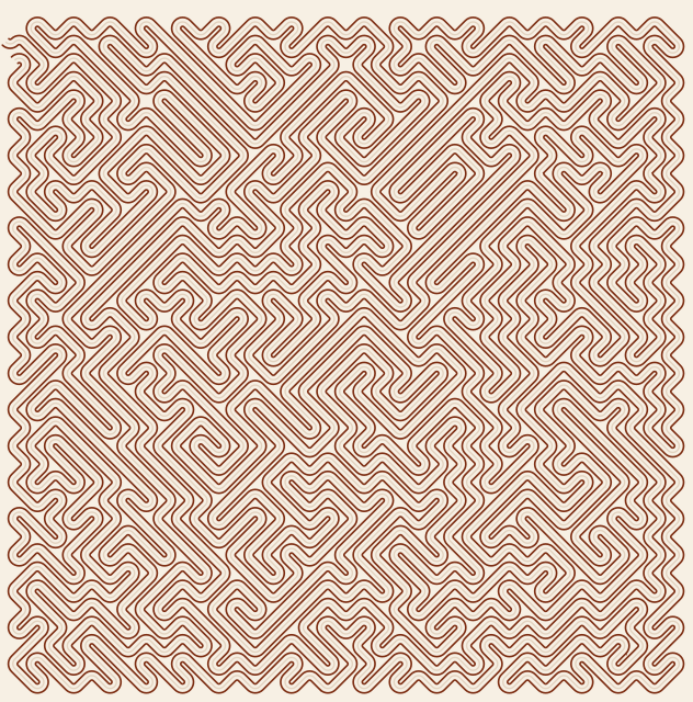 Labyrinth diamond — diamond-Labyrinth 36×36