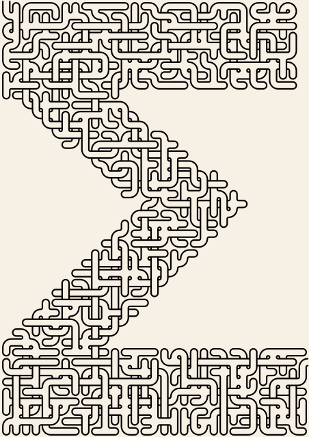 Sigma — square-Labyrinth 35×48