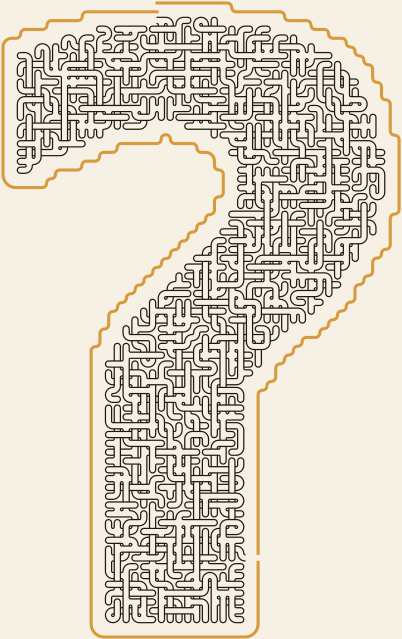 Question Mark — square-Labyrinth 48×75