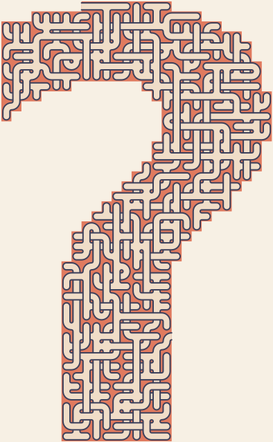 Question Mark — square-Labyrinth 31×48