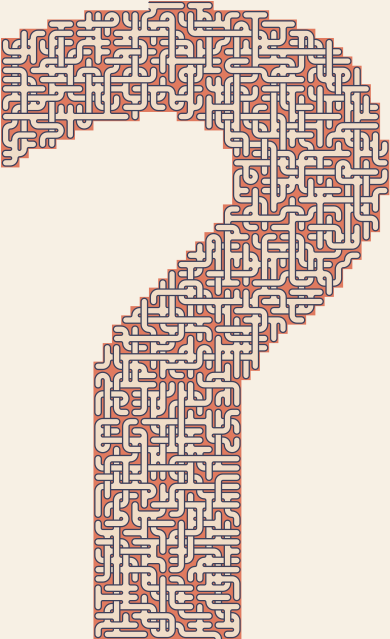 Question Mark — square-Labyrinth 48×75