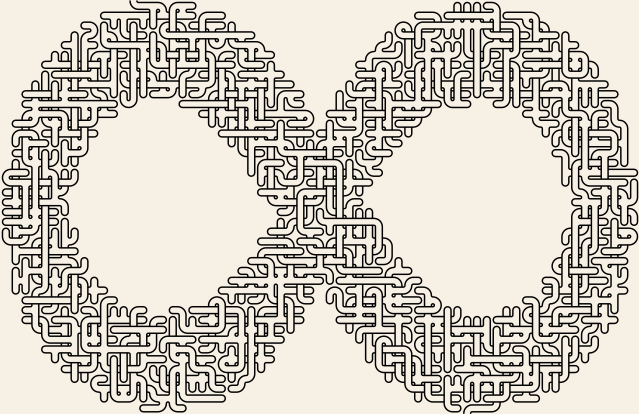 Infinity — square-Labyrinth 71×48