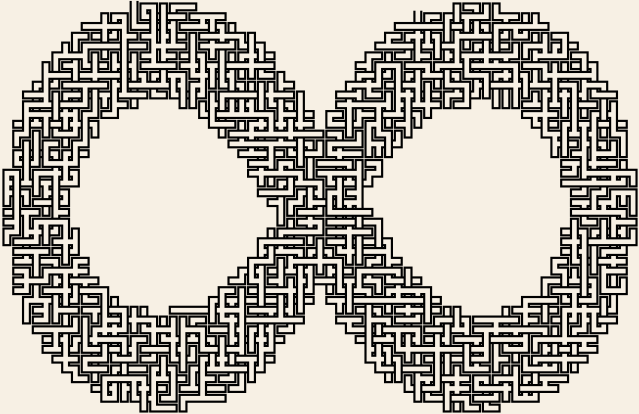 Infinity — square-Labyrinth 71×48
