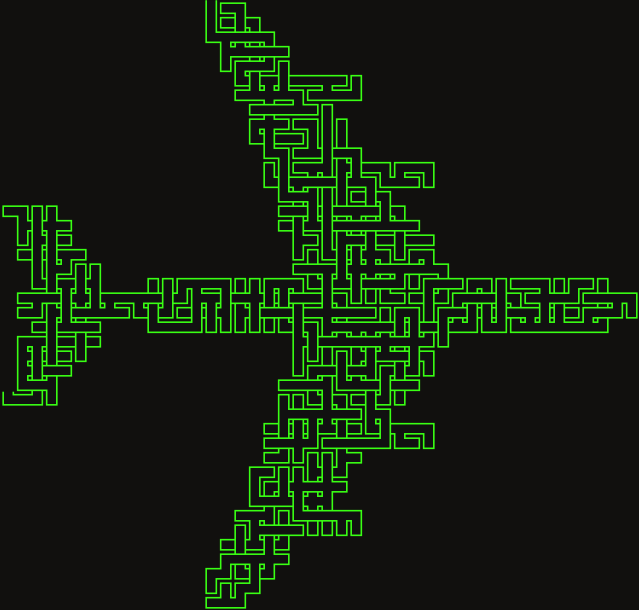 Airplane — square-Labyrinth 48×46