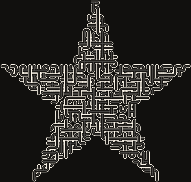 Star — square-Labyrinth 48×46