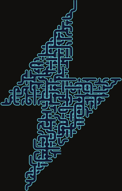 Lightning Bolt — square-Labyrinth 36×48