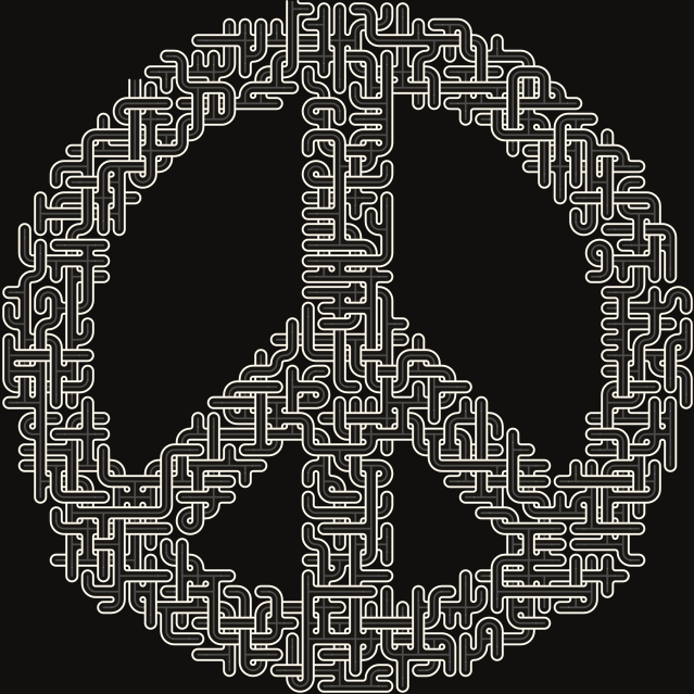 Peace — square-Labyrinth 48×48