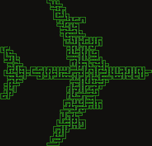 Airplane — square-Labyrinth 50×48