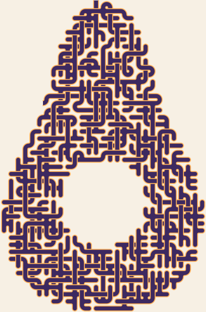 Avocado — square-Labyrinth 33×48