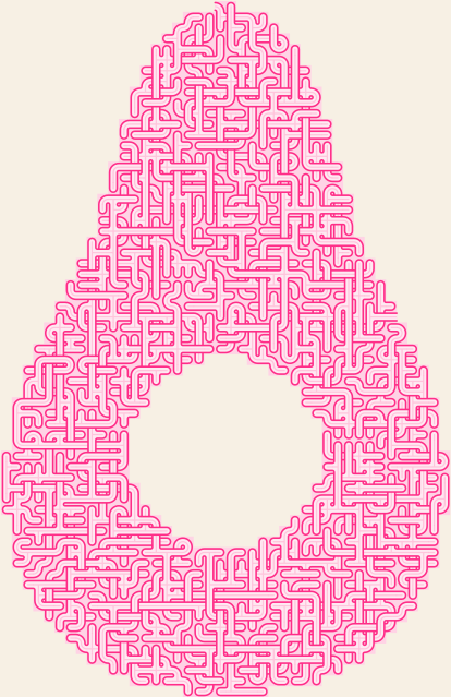 Avocado — square-Labyrinth 48×71