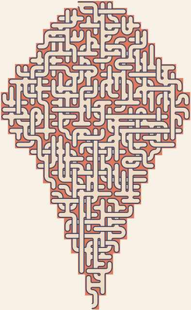 Ice Cream Cone — square-Labyrinth 31×48