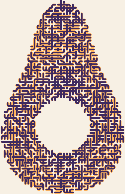 Avocado — square-Labyrinth 48×71
