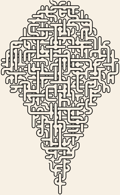 Ice Cream Cone — square-Labyrinth 31×48