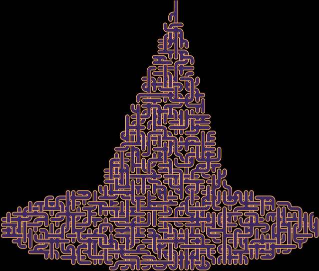 Witch Hat — square-Labyrinth 65×56