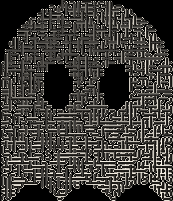 Sheet Ghost — square-Labyrinth 49×56