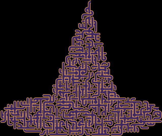Witch Hat — square-Labyrinth 56×48