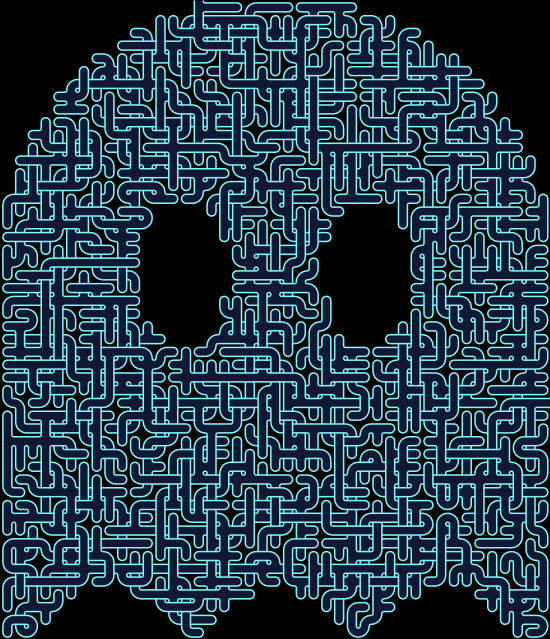 Sheet Ghost — square-Labyrinth 49×56