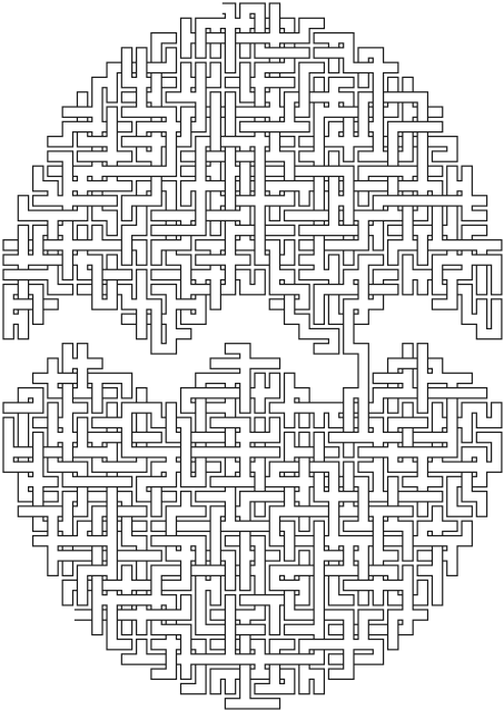 Easter Egg — 40×52 のsquare迷路