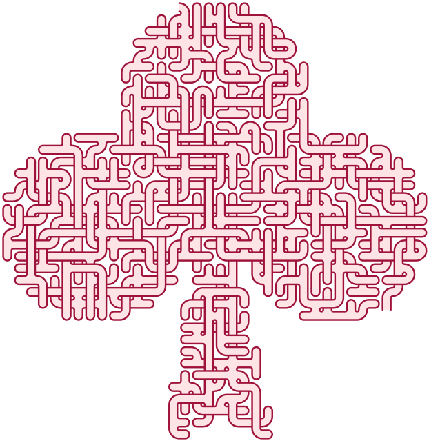 Shamrock — 40×42 のsquare迷路