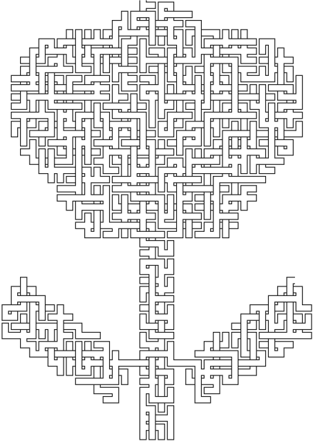 Tulip — 40×52 のsquare迷路
